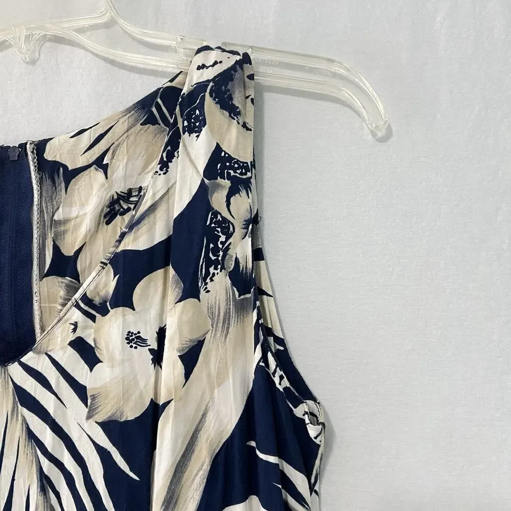 Vintage Tori Richard Honolulu Muumuu Maxi Dress Womens Small Floral Hawaiian - Picture 3 of 11